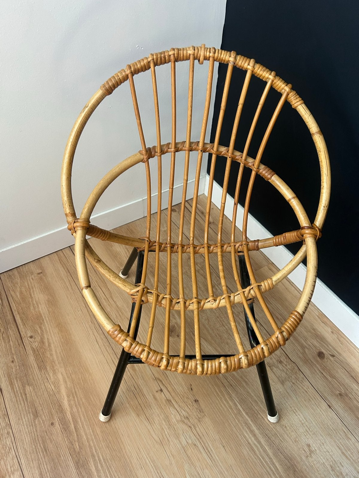 Vintage rotan kinderstoeltje, Ophalen