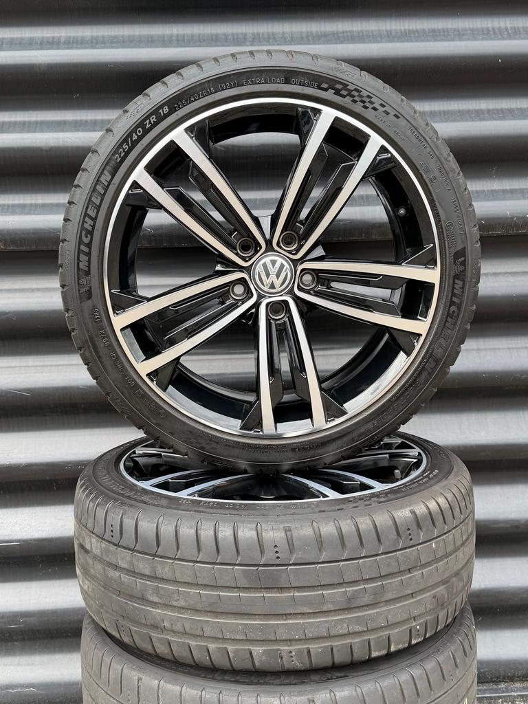 18” Orig VW Caddy Golf 7 8 GTI GTD velgen Michelin banden, Gebruikt, -, -, Banden en Velgen