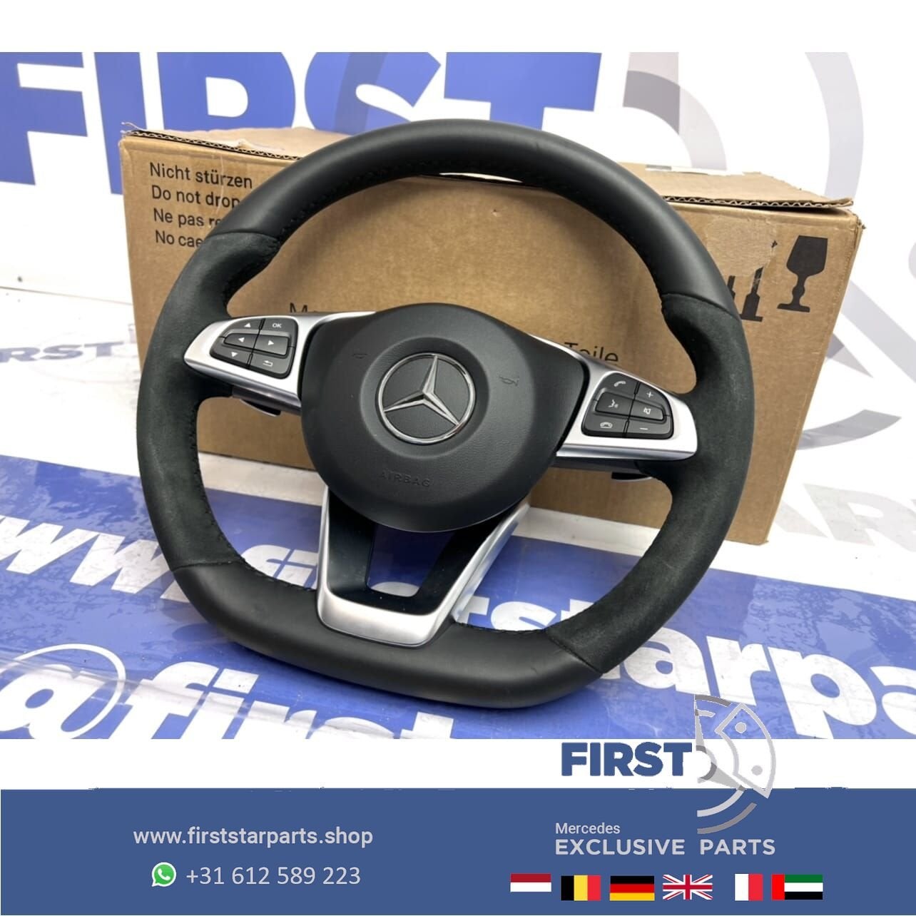 W176 A45 W117 CLA45 W156 GLA45 AMG STUUR + AIRBAG A B CLA GL, Gebruikt, -, Ophalen of Verzenden, -