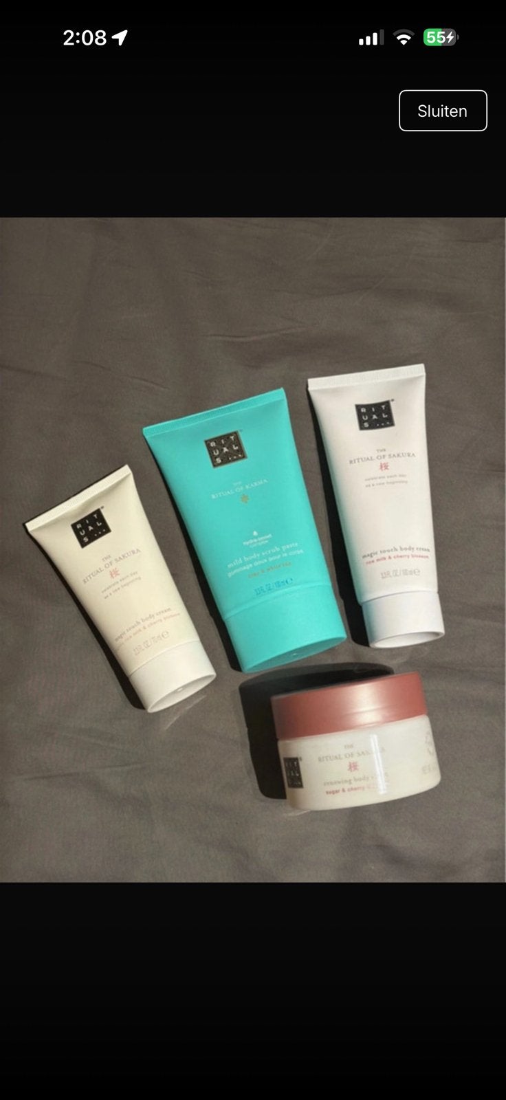 Rituals set, Ophalen of Verzenden, Nieuw, Bodylotion, Crème of Olie