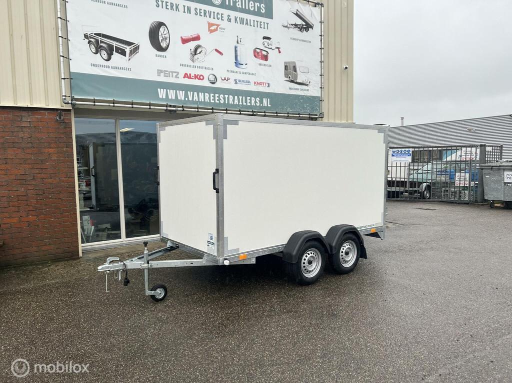 NIEUW GESLOTEN 300X150X150 750KG TANDEM, Auto diversen, Aanhangers en Bagagewagens, Nieuw