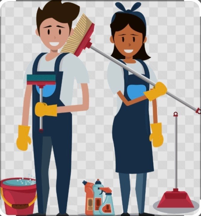 werk als schoonmaak of korier met zzp