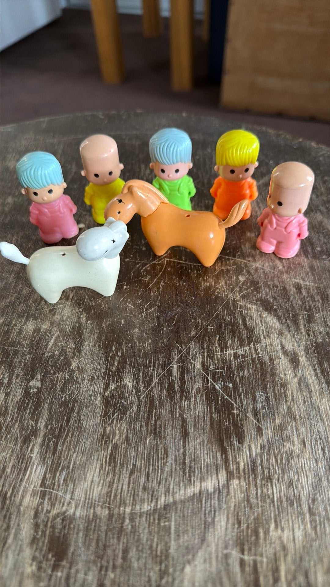 7 st Pinypon (Famosa) figuren uit de jaren 80, Ophalen, Gebruikt, Jongen of Meisje