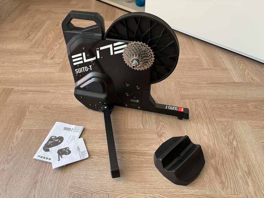 Elite Suito-T fietstrainer - Zo goed als nieuw, Fietsen en Brommers, Fietsonderdelen, Ophalen, Overige typen, Staal, Zo goed als nieuw