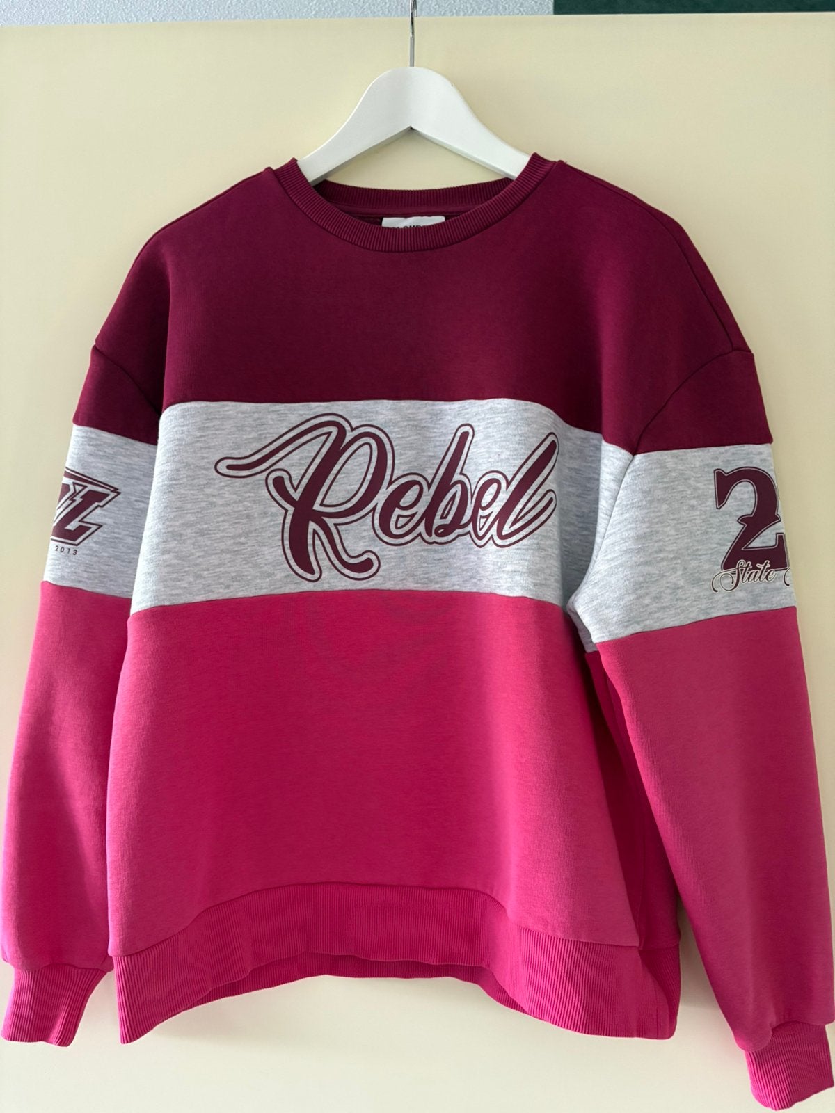Colourful Rebel Colour Block Logo Sweat- maat S- zgan!, Overige kleuren, Colourful Rebel, Ophalen of Verzenden, Zo goed als nieuw