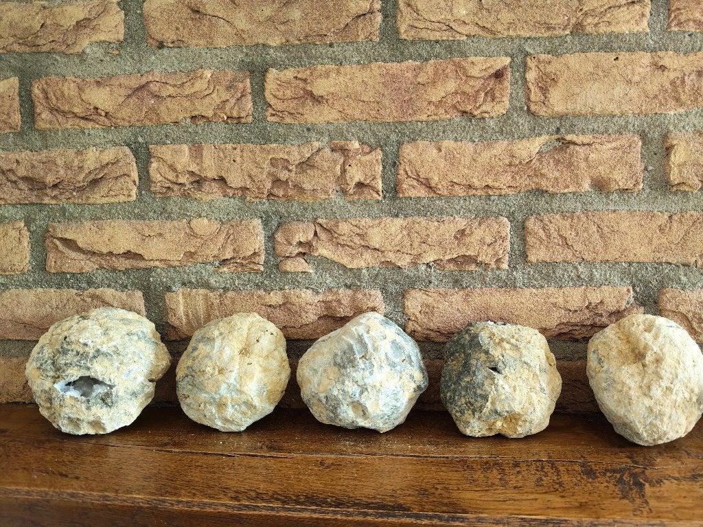 (59) Kristal bol in 2 helften, Verzenden, Mineraal