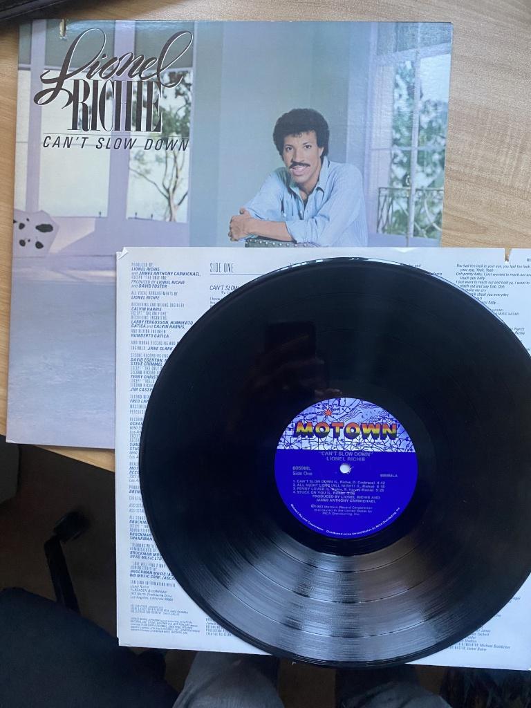 Lionel Richie – Can't Slow Down, Cd's en Dvd's, Vinyl | Pop, Ophalen of Verzenden, 1980 - 1989, Zo goed als nieuw, 12 inch