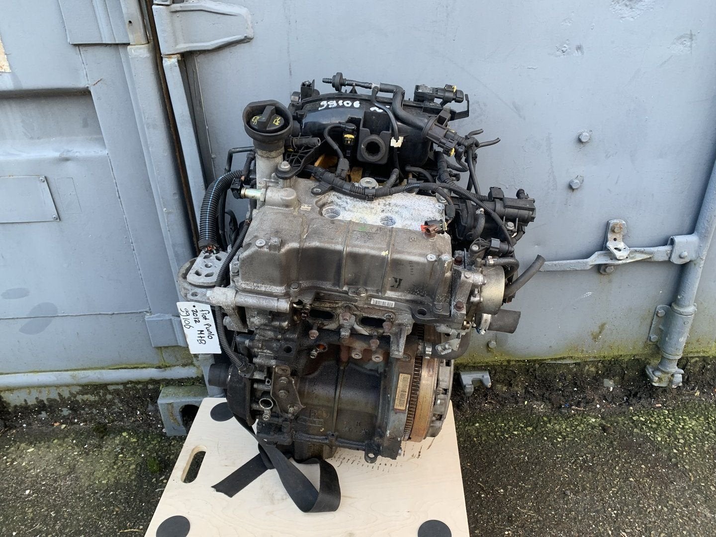 motor fiat 0.9 twinair 312A2000 63Kw defect voor onderdelen, Auto-onderdelen, Gebruikt, -, -, Ophalen of Verzenden
