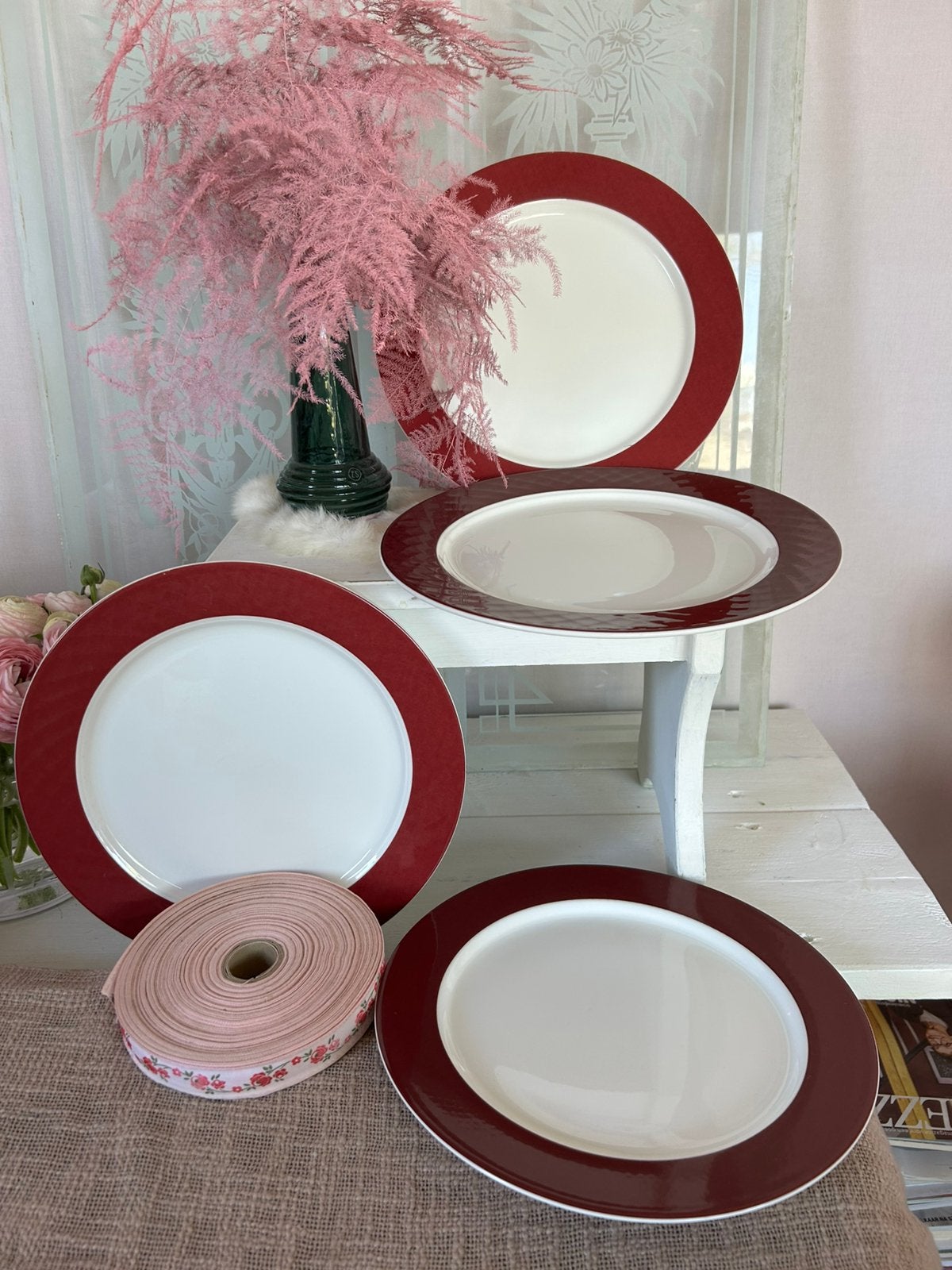 Villeroy&Boch 4x Easy dinner borden diameter 29 cm izgst, Ophalen, Zo goed als nieuw, Porselein, Bord of Schaal