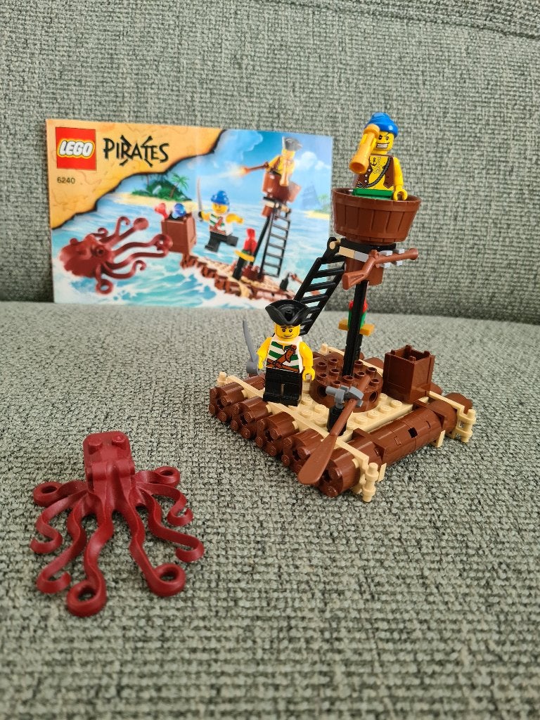 Lego 6240 Kraken Raft met boekje - Pirates set vlot, Lego, Verzenden, Lego, Pirates