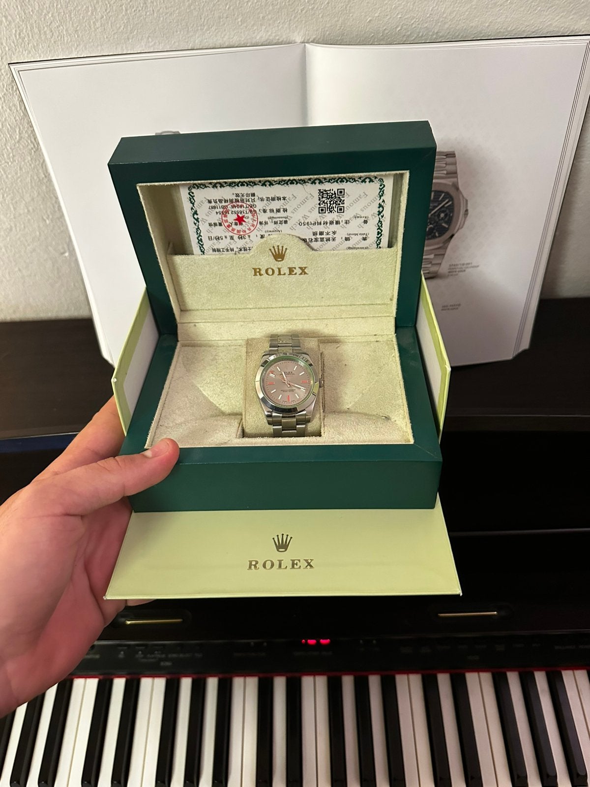 Rolex Milgaus, Ophalen of Verzenden, Staal, Overige merken, 1960 of later