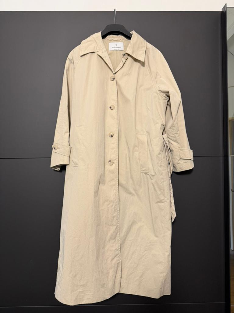 Stradivarius trench coat, Ophalen of Verzenden, Gedragen, Maat 42/44 (L), Beige