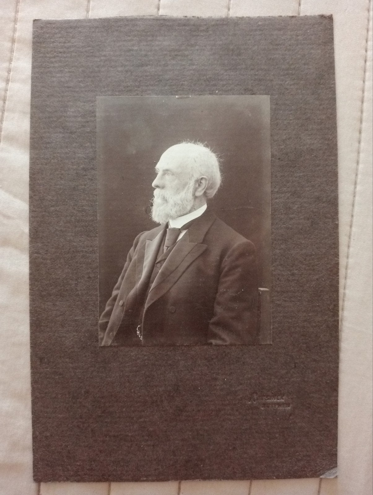 Reesinck Zutphen kabinetkaart foto circa 1900, Verzamelen, Ophalen of Verzenden