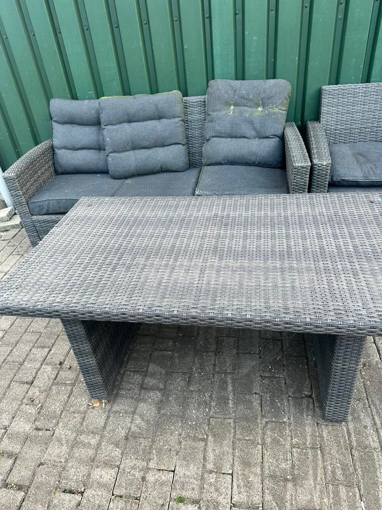 Tuinset, Tuin en Terras, Ophalen of Verzenden, Zo goed als nieuw, Aluminium, 2 zitplaatsen