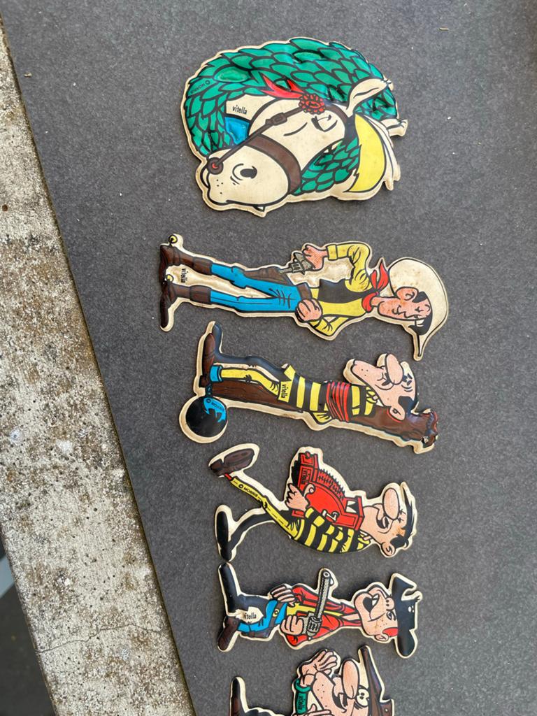 Vintage Lucky Luke Vitella figuren, Verzamelen, Poppetjes en Figuurtjes, Ophalen of Verzenden, Gebruikt
