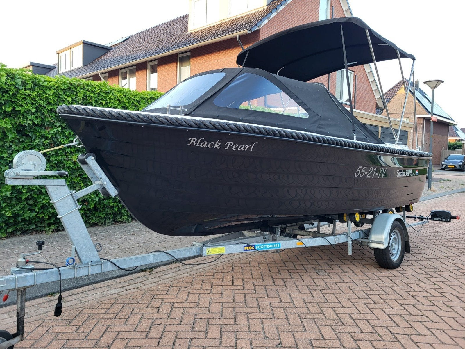 Schitterende Corsiva 520 New Age + Suzuki 40pk -Nieuwstaat-, Ophalen, 40 pk, Corsiva, Biminitop