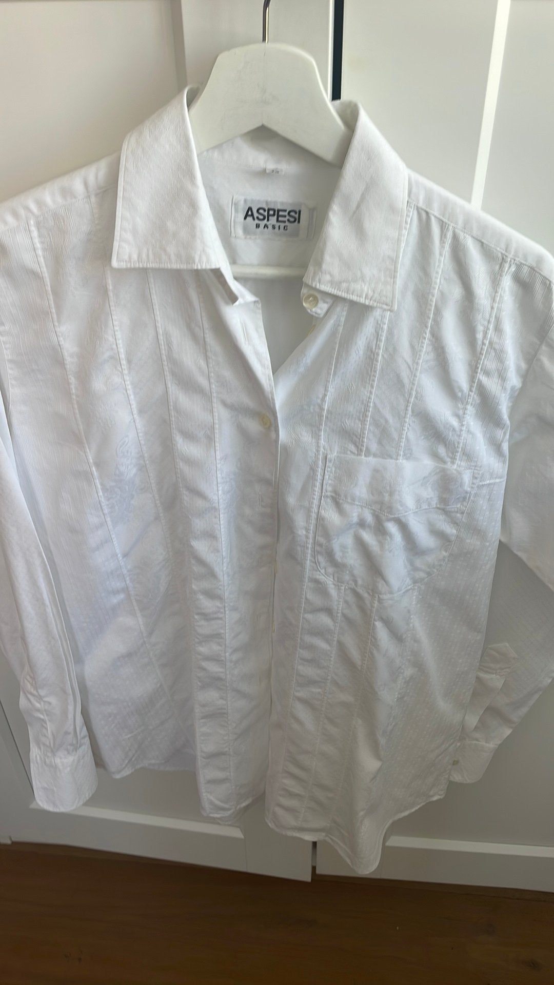 Aspesi witte blouse 42, Kleding | Dames, Blouses en Tunieken, Ophalen of Verzenden, Zo goed als nieuw, Maat 42/44 (L), Wit