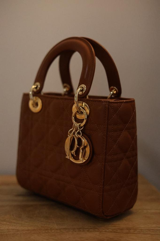 Lady Di bag, Ophalen of Verzenden, Zo goed als nieuw, Bruin, Handtas
