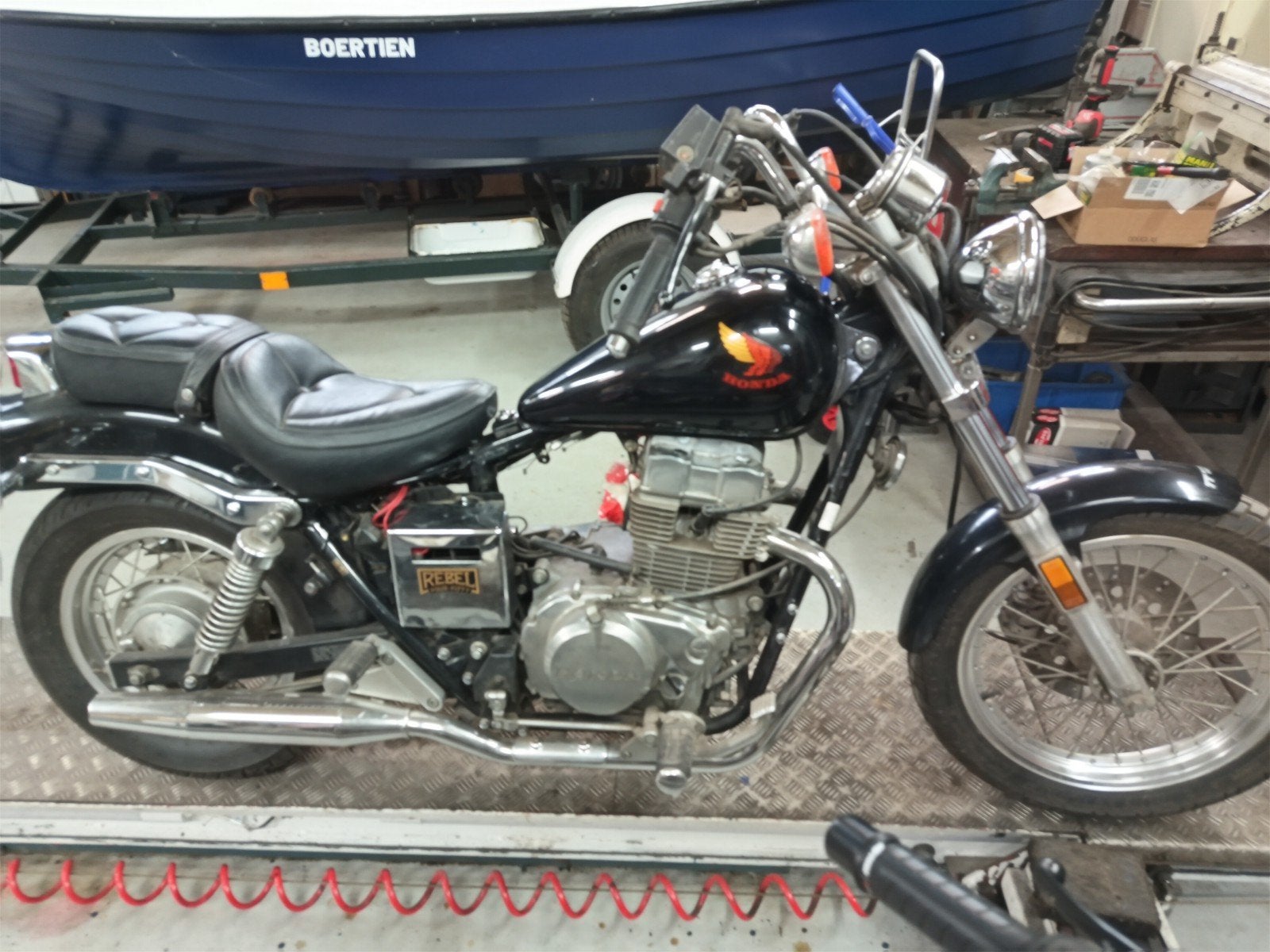 Honda Rebel 450cc Amerikaanse uitvoering - Nette staat, 450 cc, 2 cilinders, Occasion, Chopper