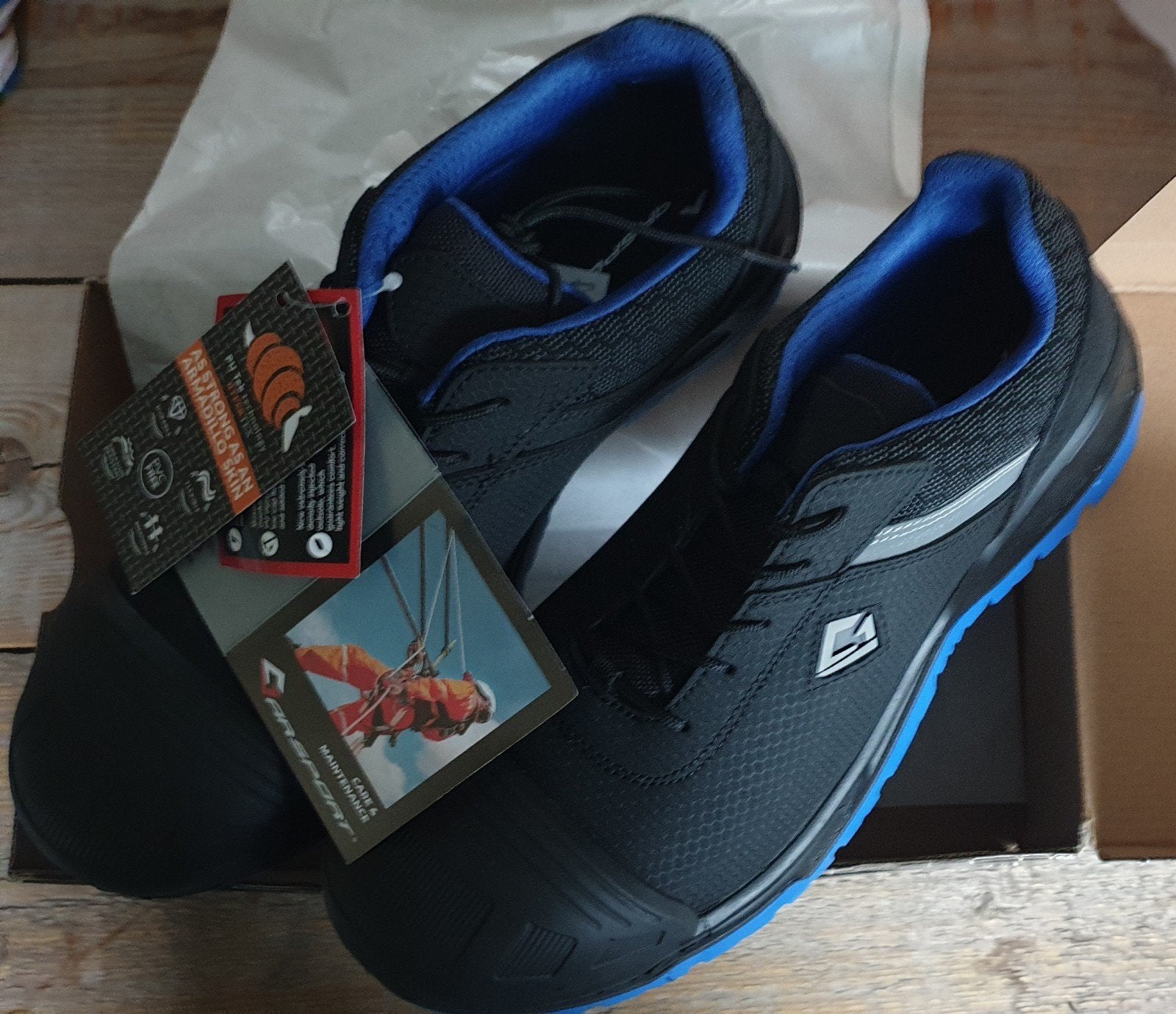 Garsport Gotham low S3, veiligheidsschoen, maat 46, Zwart, Nieuw, Ophalen of Verzenden, Werkschoenen
