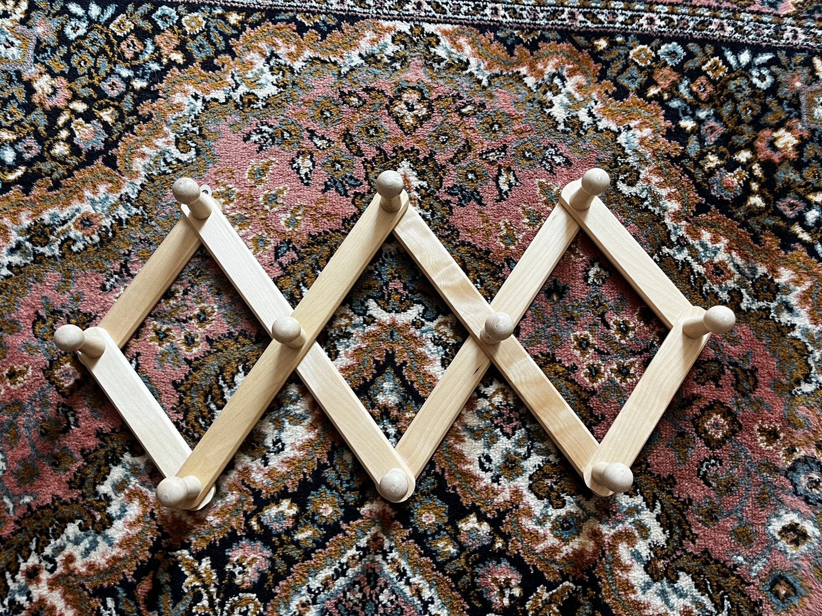 Woood houten kapstok, Wandkapstok, Ophalen of Verzenden, Zo goed als nieuw, Minder dan 100 cm