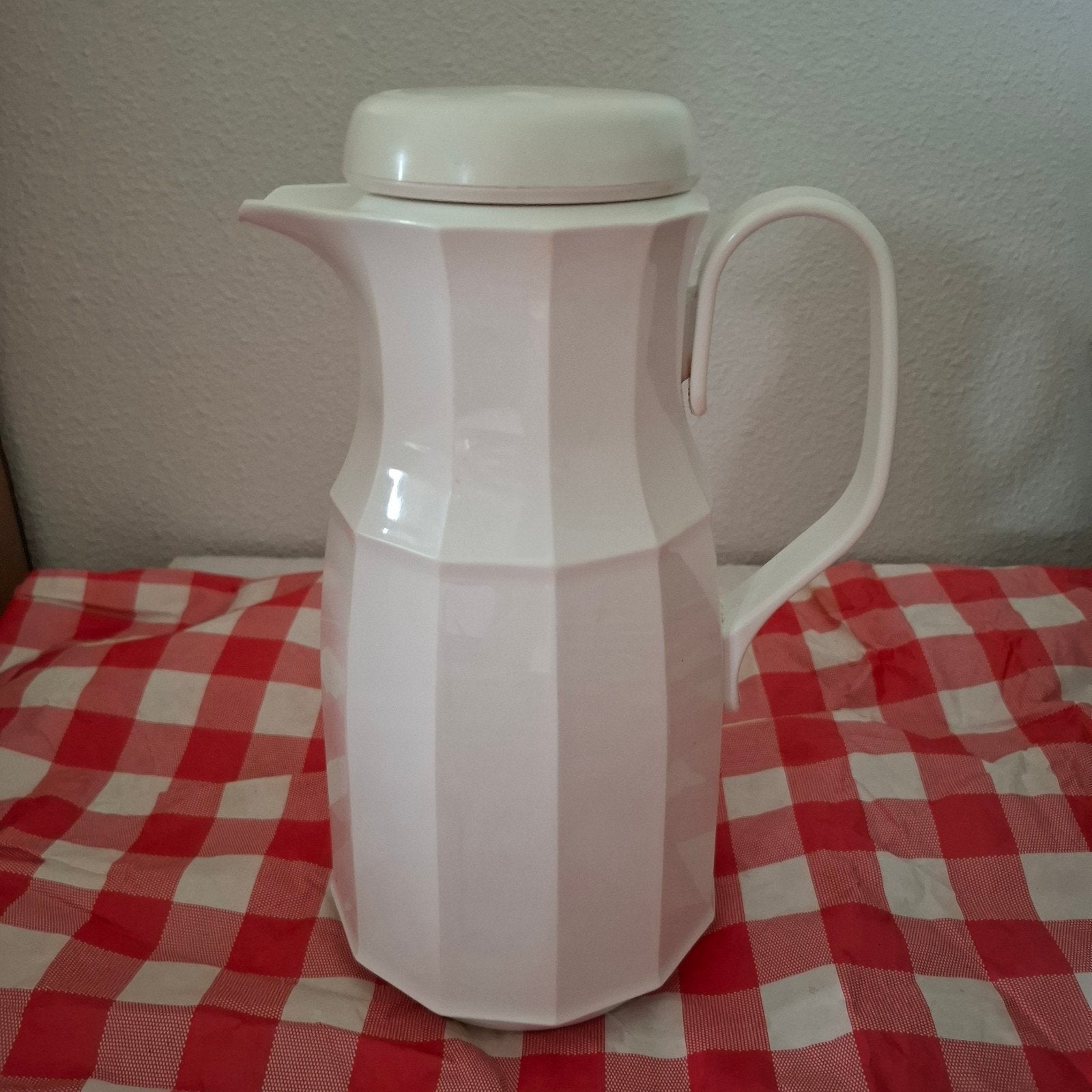 VAN NELLE  vintage thermoskan / koffiekan, Overige typen, Kunststof, Ophalen of Verzenden, Zo goed als nieuw