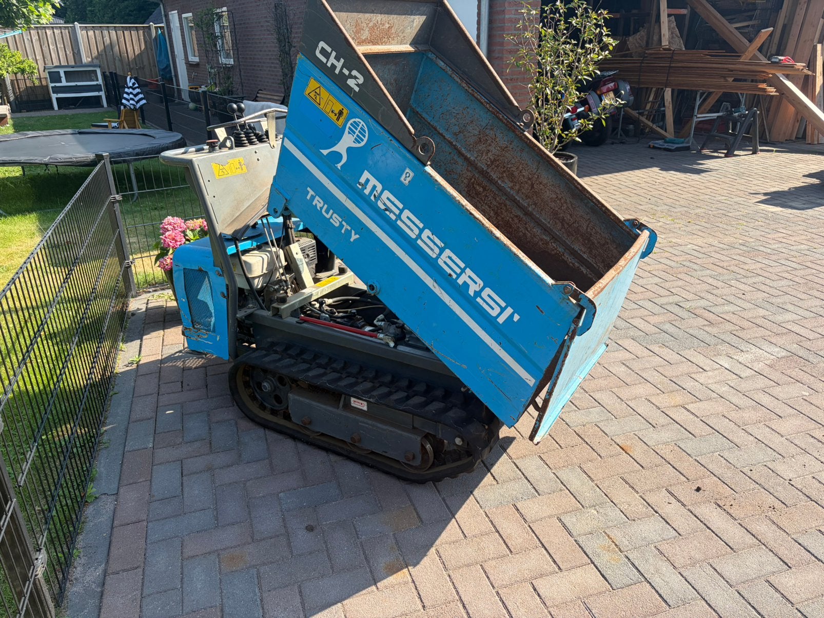 Messersi rupsdumper met laadbak, Ophalen of Verzenden