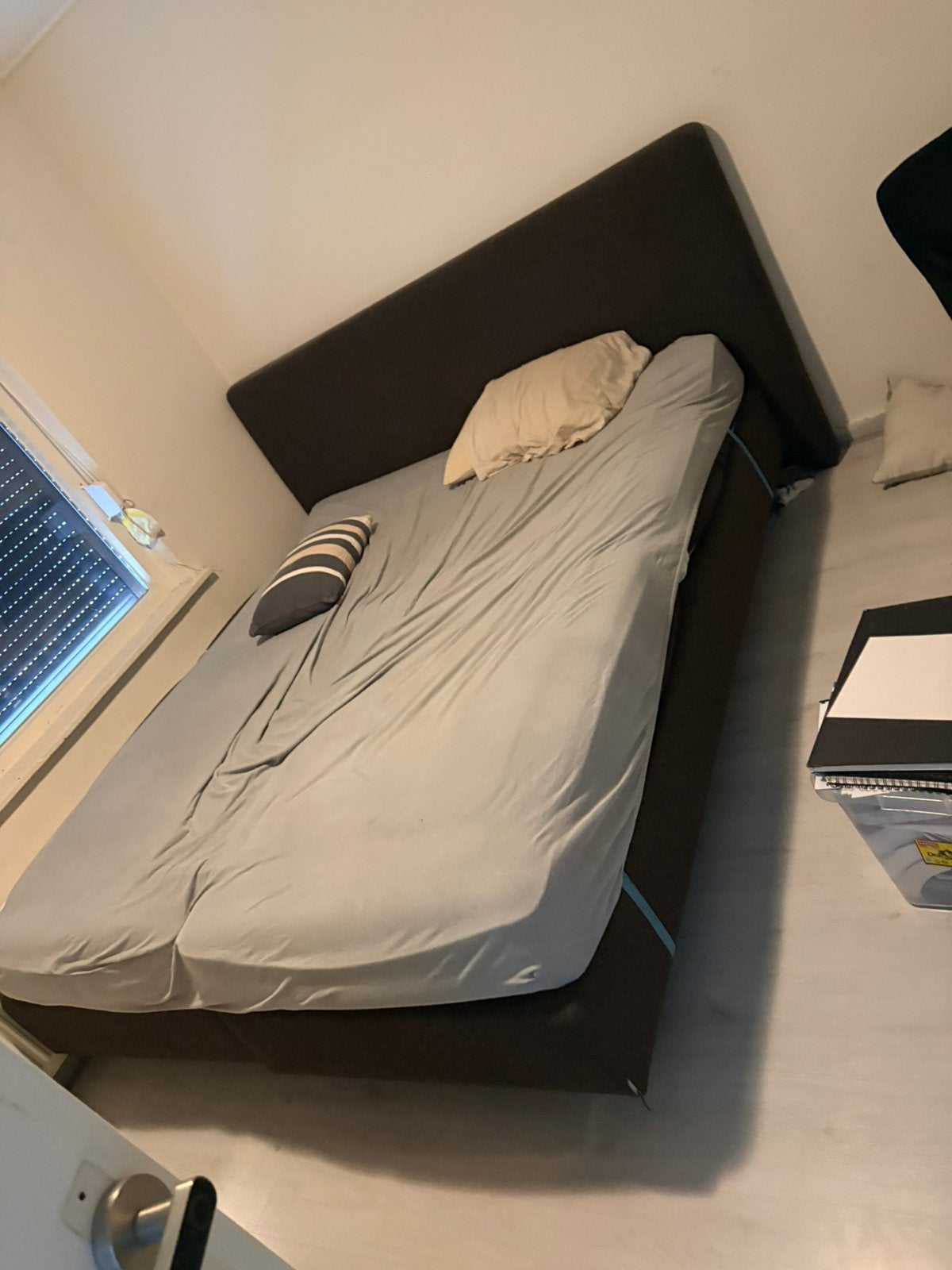 Auping boxpring zonde matrassen, Ophalen, Zo goed als nieuw, Tweepersoons, 90 cm