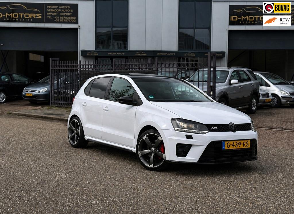 Volkswagen Polo 1.4 TSI GTI Downpipe NAP APK CRUISE, Auto's, Volkswagen, Euro 5, 4 cilinders, Wit, 630 kg