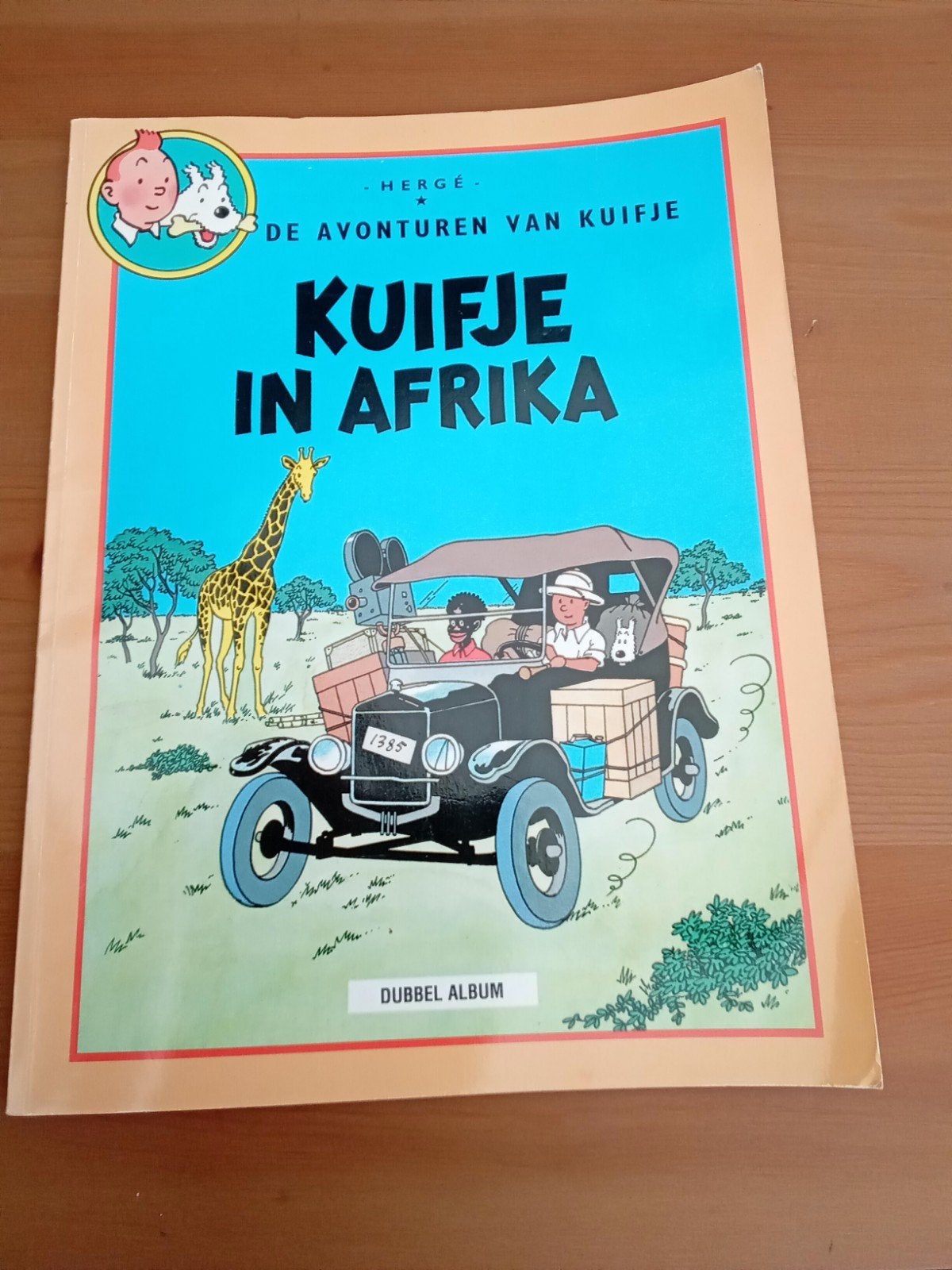 Kuifje dubbelalbum: Kuifje in Amerika & Kuifje in Afrika, Boeken, Eén stripboek, Ophalen, Gelezen, Hergé