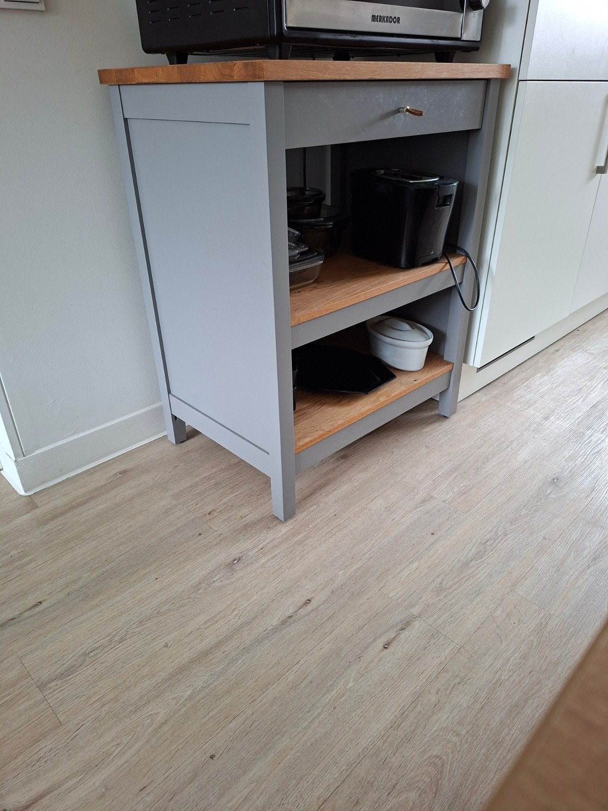 Tornviken Keukeneiland grijs 72 cm, Huis en Inrichting, Ophalen, Hout, IKEA, Keukentrolley
