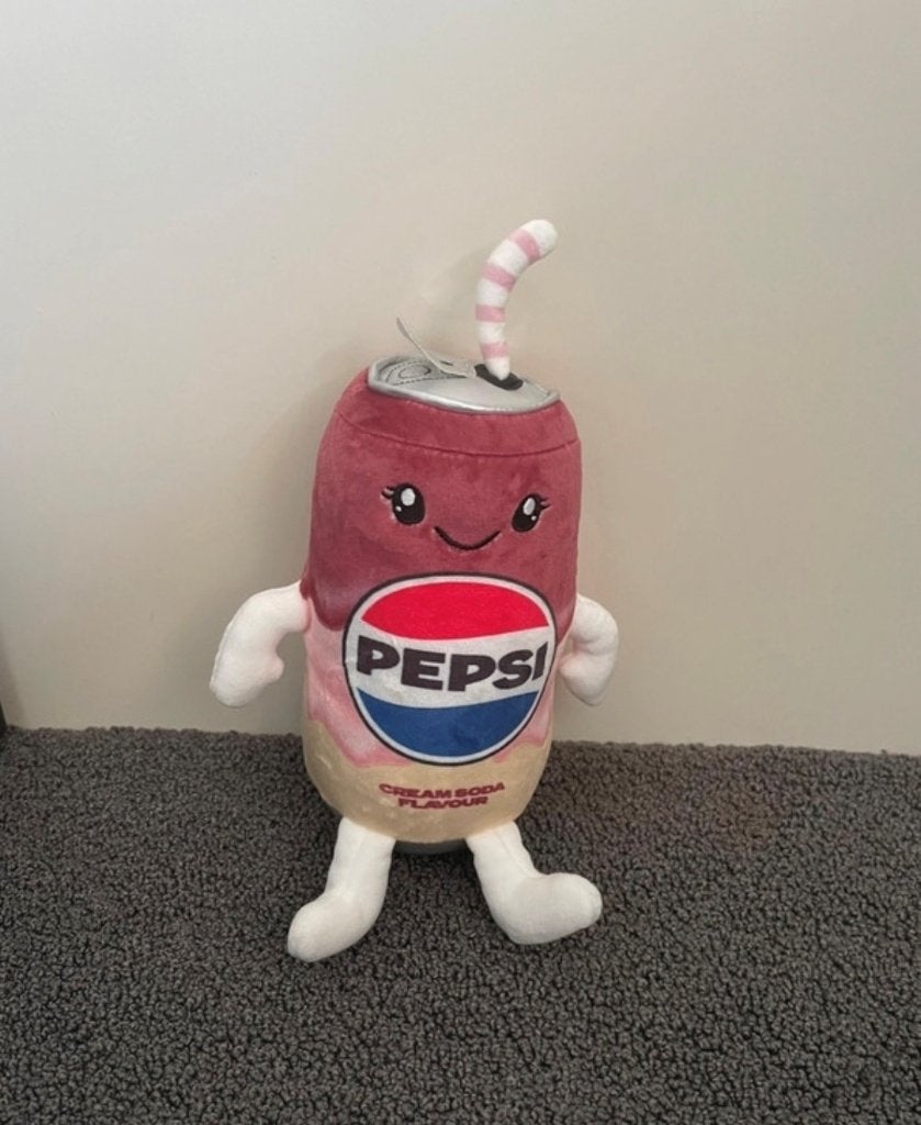 Limited edition cream soda x pepsi knuffel, Kinderen en Baby's, Speelgoed | Knuffels en Pluche, Overige merken, Overige karakters