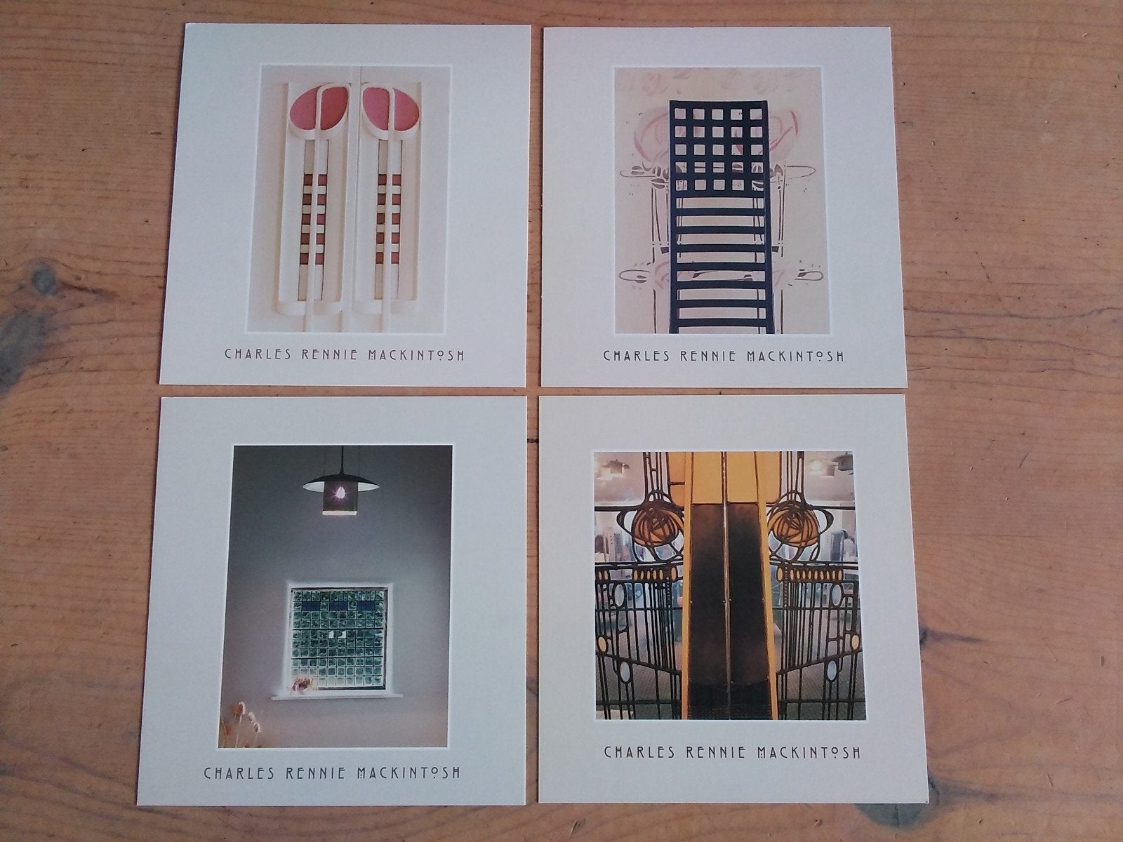 Ansichtkaarten Charles Rennie Mackintosh, Verzenden, Overige thema's