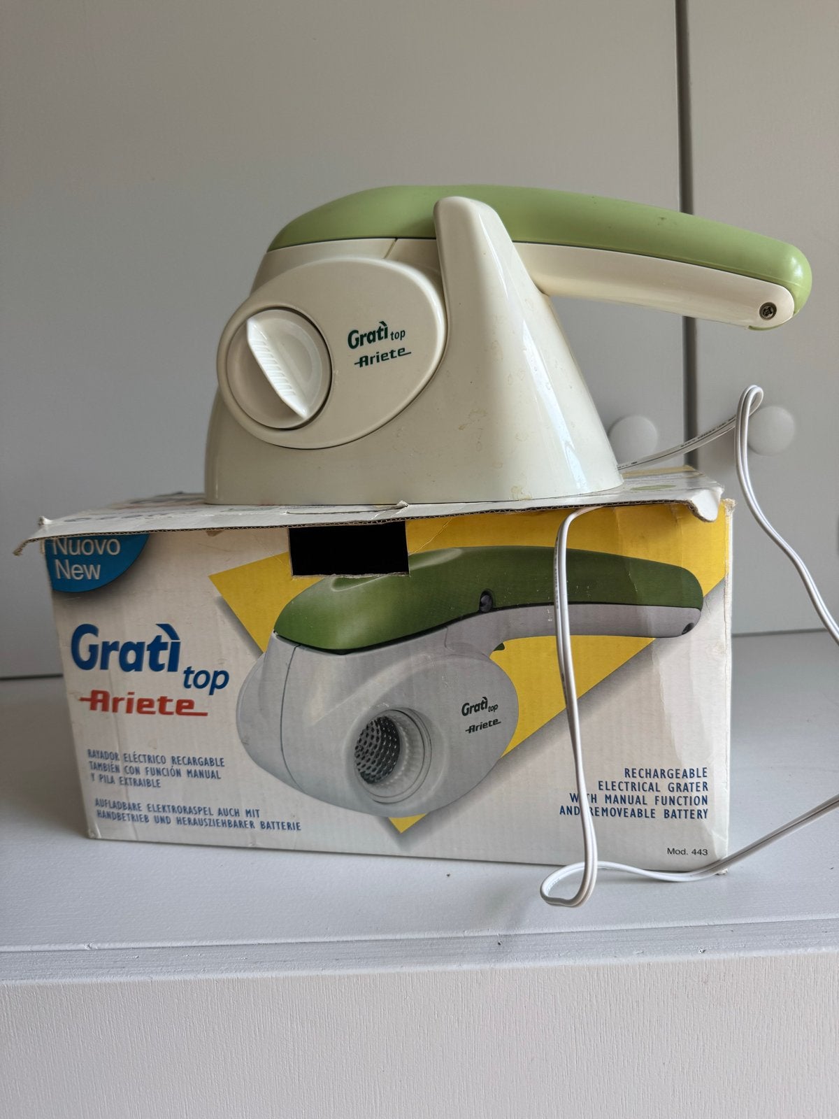 Ariete Grati Top elektrische kaasrasp - Nieuw in doos, Ophalen of Verzenden, Nieuw