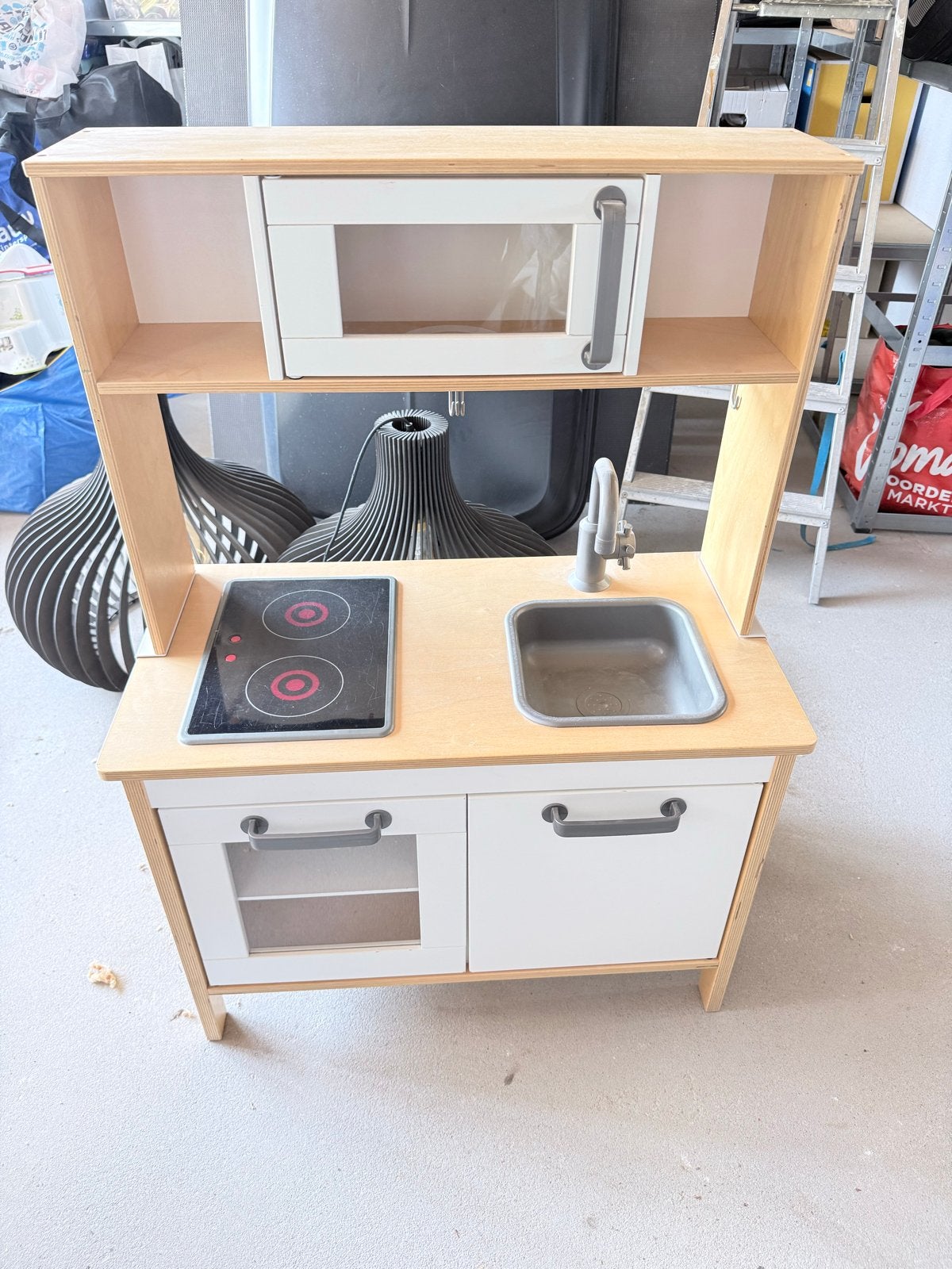 IKEA kinderkeuken DUKTIG - compleet en in goede staat, Kinderen en Baby's, Speelgoed | Speelkeukens, Ophalen, Gebruikt, Hout, Speelkeuken
