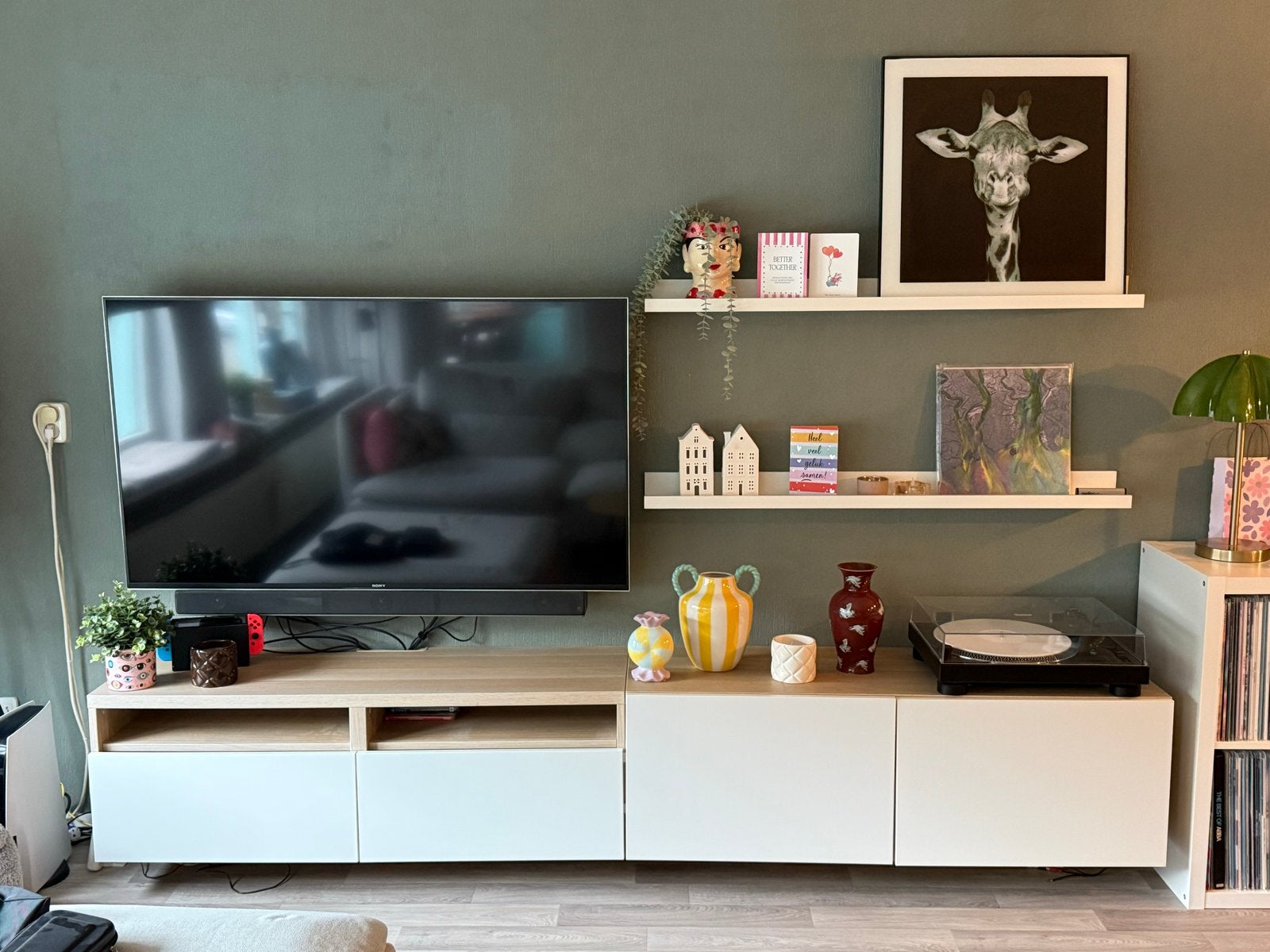 IKEA BESTÅ tv meubel 240 cm, Ophalen, Gebruikt, 200 cm of meer, Minder dan 100 cm