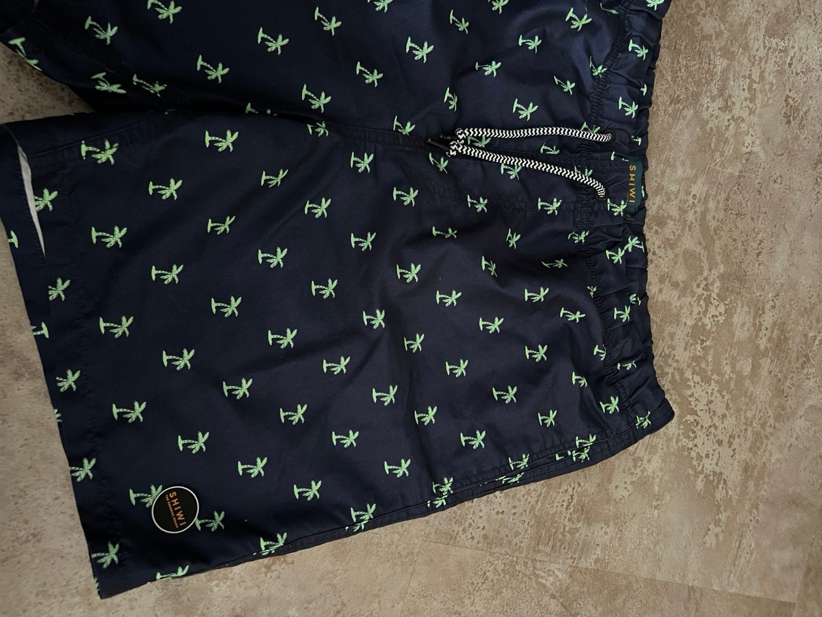 SHIWI Zwemshort XL met Palmbomenprint, Shiwi, Blauw, G, Maat 56/58 (XL)