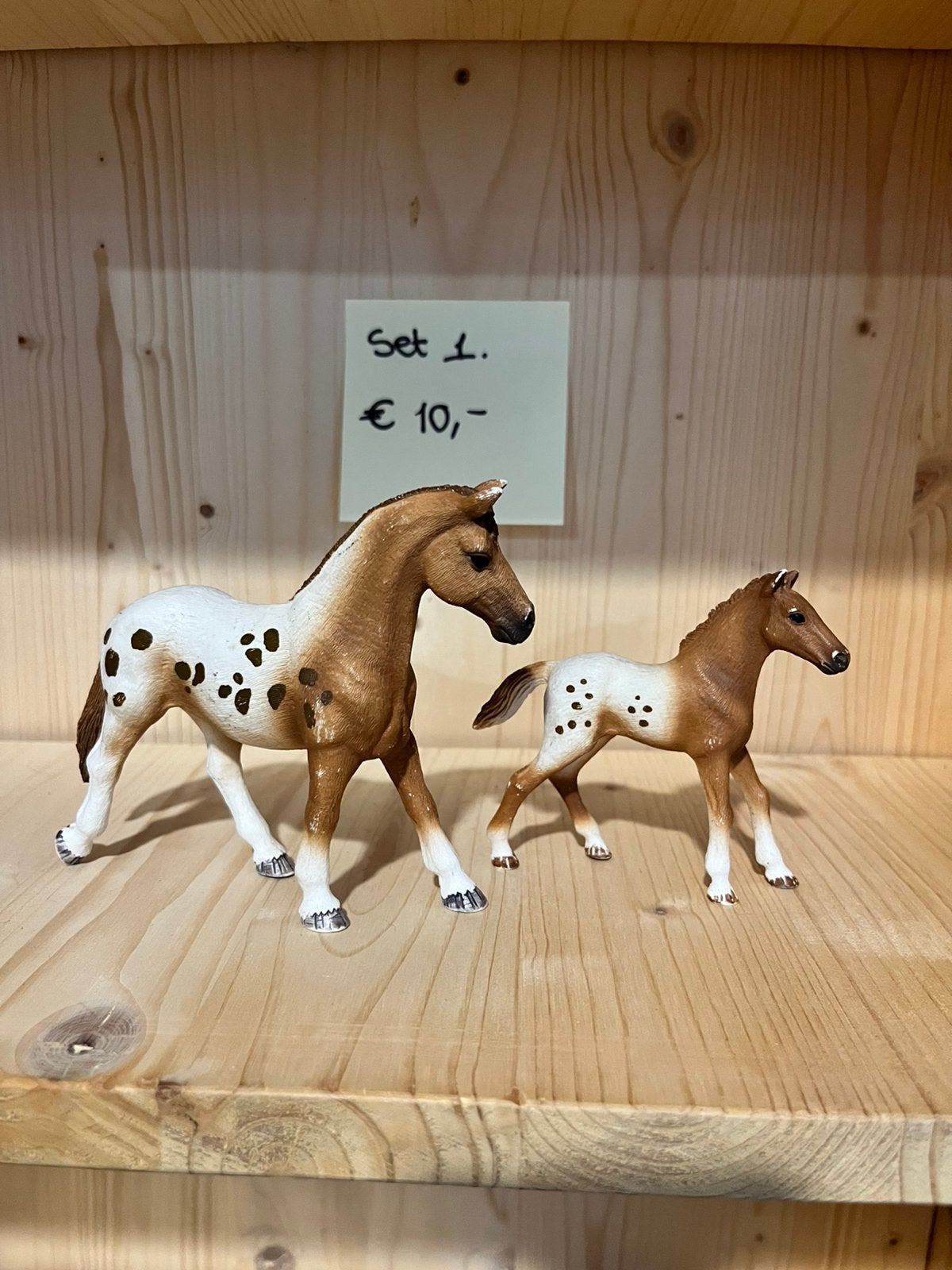 Schleich paarden set 1, Ophalen of Verzenden, Gebruikt, Paard, Beeldje of Figuurtje