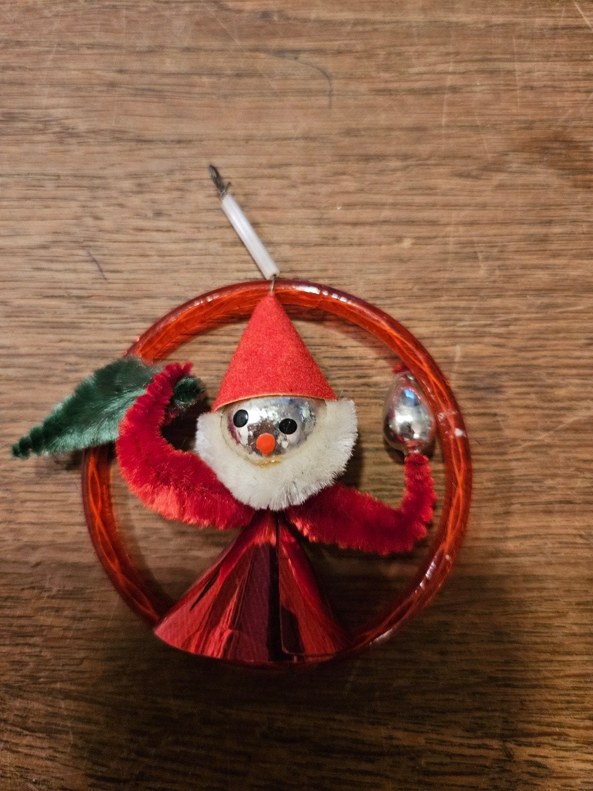 kerstbal vintage Gablonzer kerst mannetje, Diversen, Ophalen of Verzenden