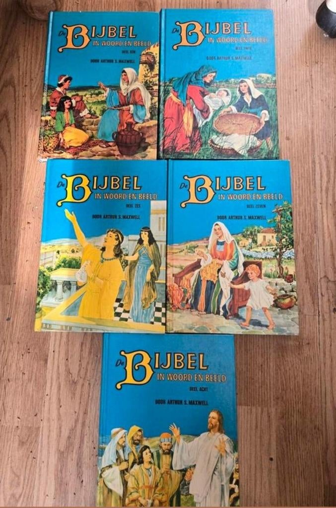 5 Delen van de bijbel in woord en beeld, Ophalen of Verzenden, Zo goed als nieuw