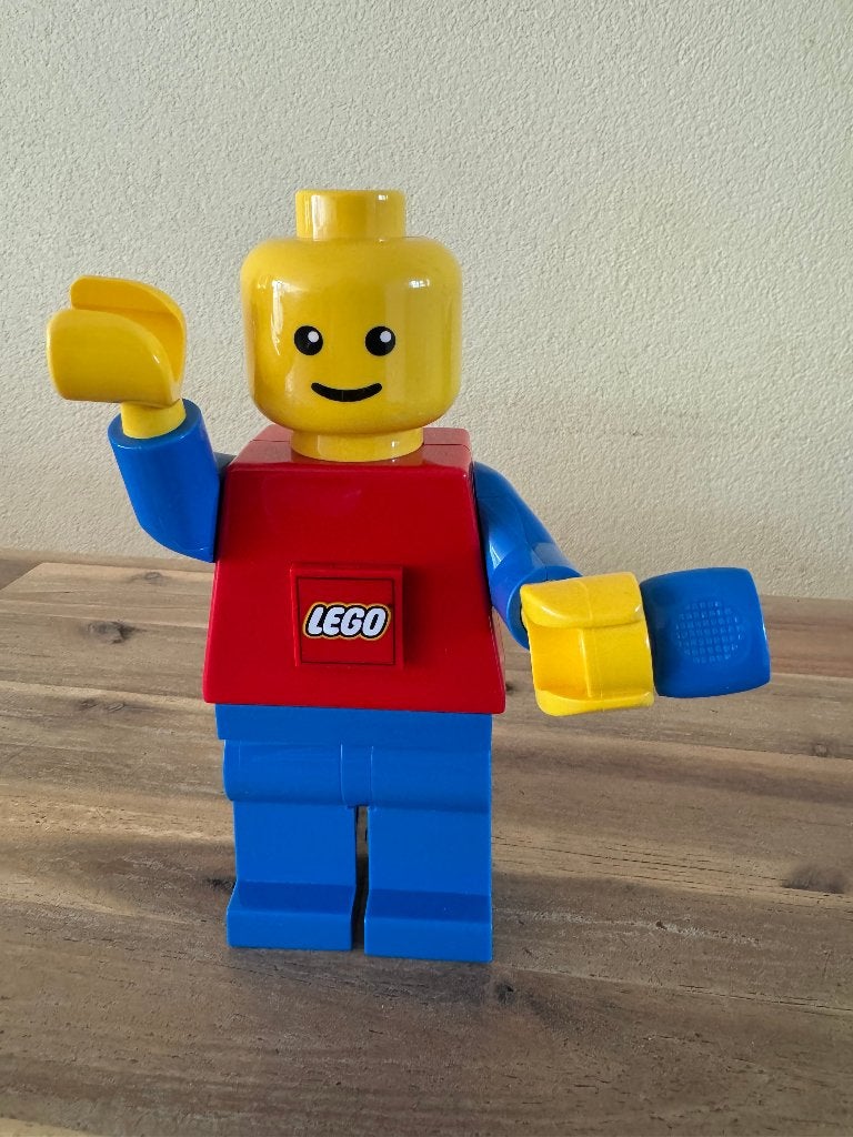Grote LEGO MINIFIG zaklamp 20 cm werkt, Kinderen en Baby's, Speelgoed | Duplo en Lego, Ophalen, Gebruikt, Overige thema's, Lego
