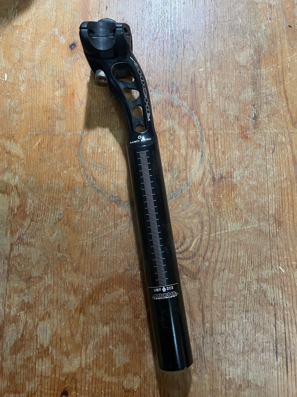 Zadelpen - Miche aero 27.2mm, Fietsen en Brommers, Gebruikt, Overige typen, Ophalen of Verzenden, Aluminium