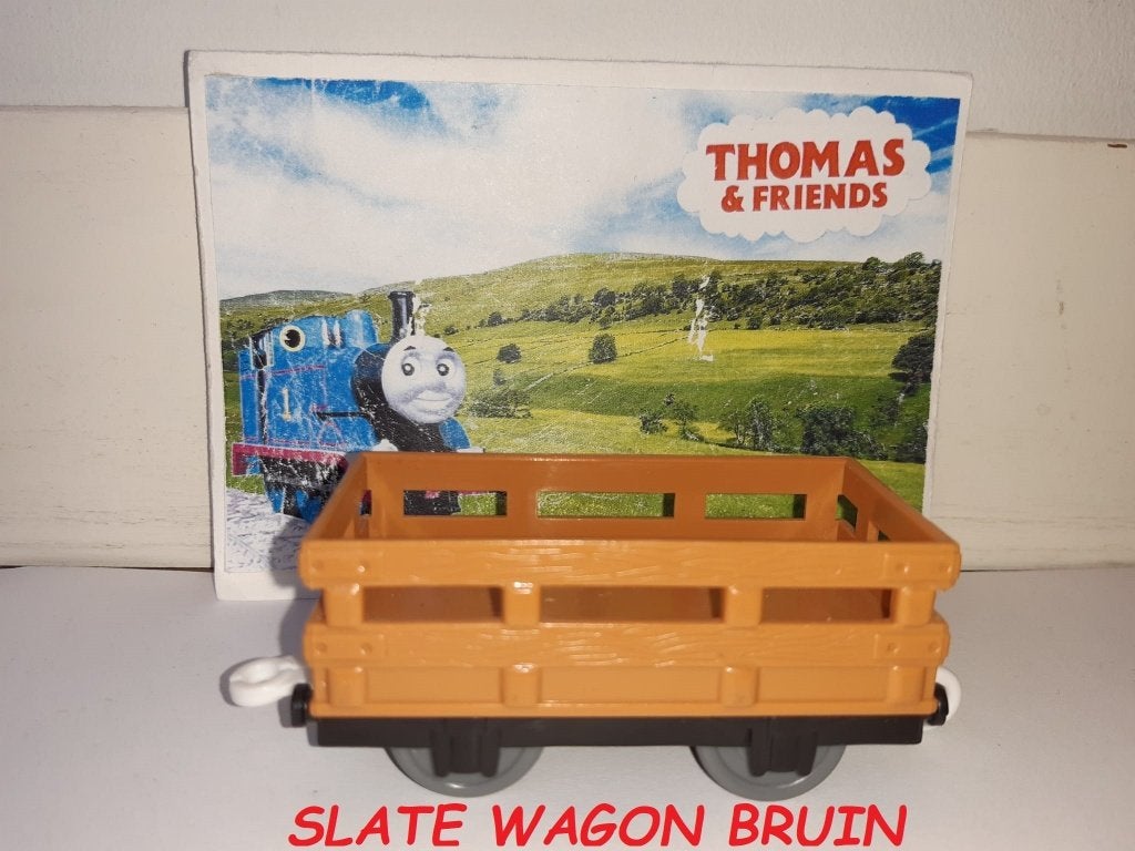 Trackmaster Thomas de Trein, Slate Wagon Bruin, Kinderen en Baby's, Speelgoed | Thomas de Trein, Ophalen of Verzenden, Zo goed als nieuw
