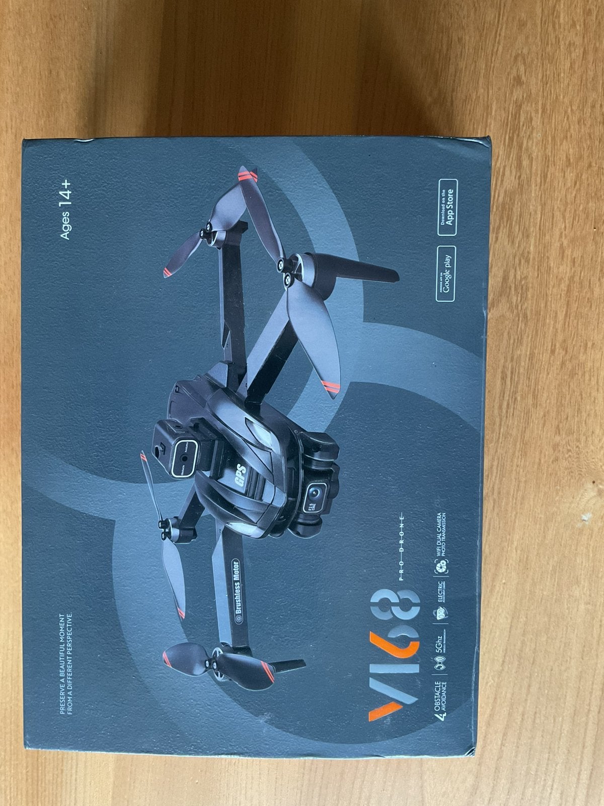 Z.g.a.n drone met 8k camer., Ophalen of Verzenden, Zo goed als nieuw