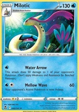 Pokemon - Milotic (SIT 040) Rare.., Ophalen of Verzenden, Zo goed als nieuw, Losse kaart