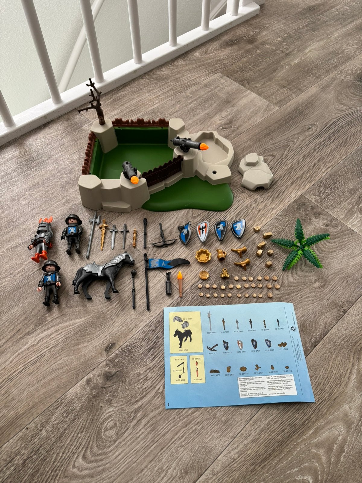 Playmobil Ridderbastion 4014 - bijna compleet, Complete set, Ophalen of Verzenden, Zo goed als nieuw, Kasteel/Fort