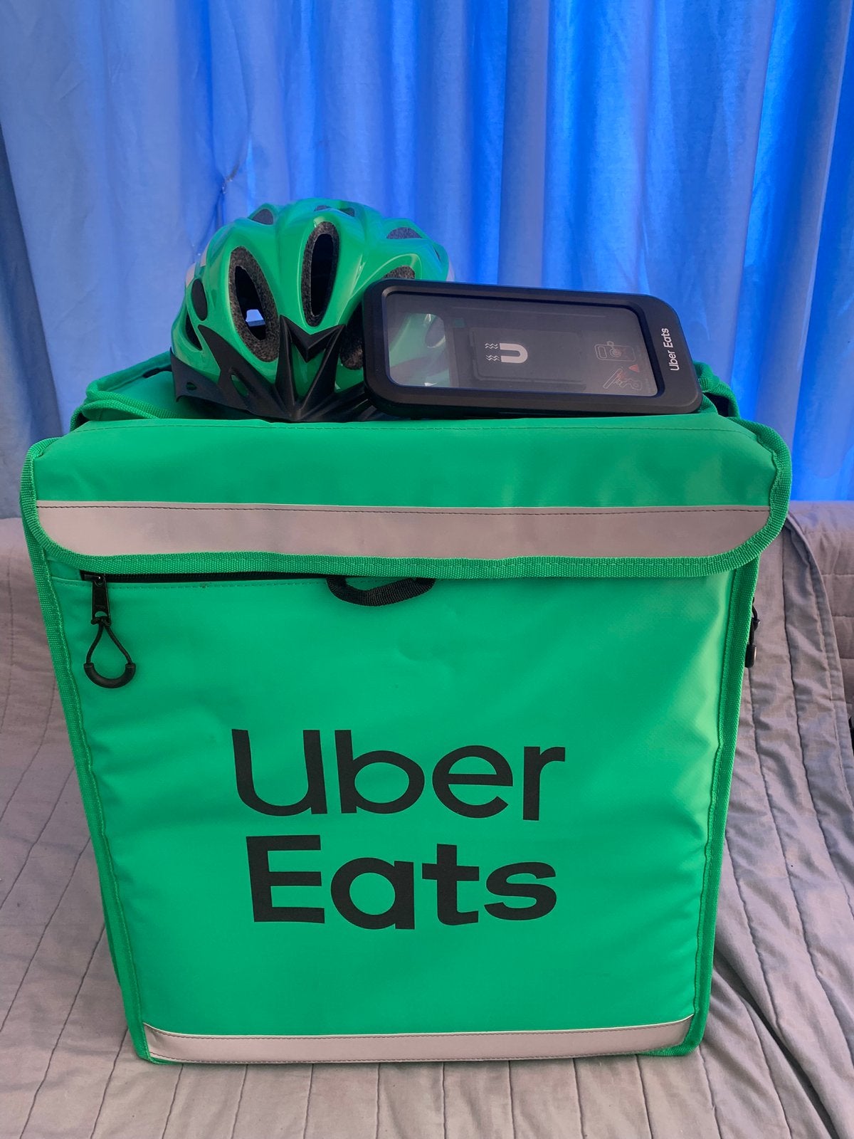 Uber Eats bag & helmet, Ophalen of Verzenden, Zo goed als nieuw