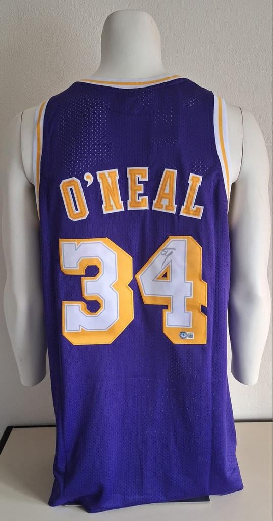 Shaquille O'Neal gesigneerd basketbal shirt met Beckett coa, Ophalen of Verzenden, Kleding