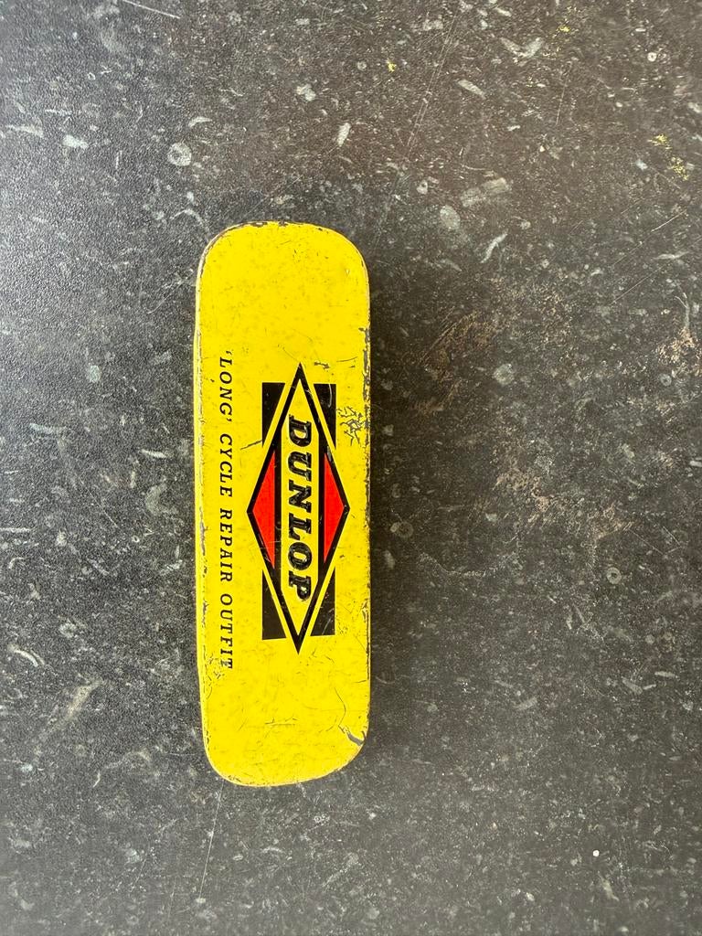 Vintage Dunlop bandenreparatiesetje voor oldtimers, Antiek en Kunst, Ophalen of Verzenden
