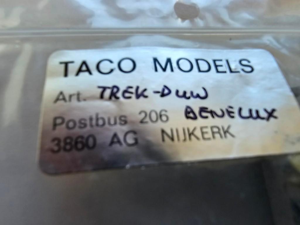 modeltrein HO TACO trek/duw werk benelux treinstel  metaal, Hobby en Vrije tijd, Modeltreinen | H0, Overige merken, Gelijkstroom